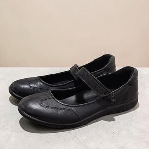 Ecco Mary Jane Leather Shoes In Black Size EU 40